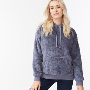 Aeropostale Oversized Sherpa Fleece Hoodie, Size S, EUC